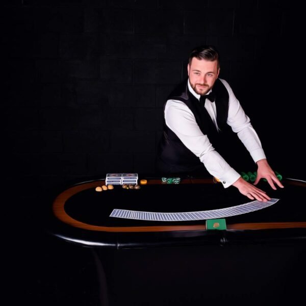 Hire London entertainer the crooked croupier